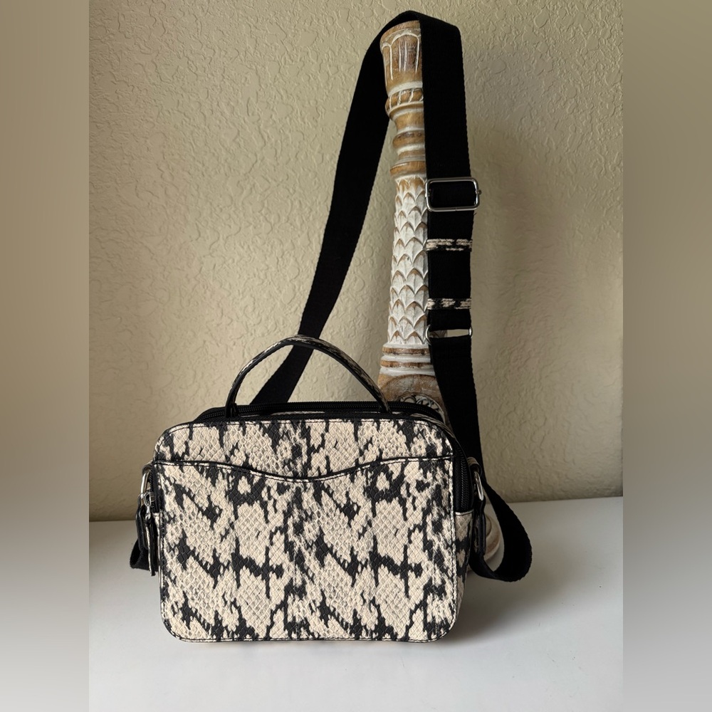 Mix No.6 Snakeskin Pattern Crossbody Bag, 🦋